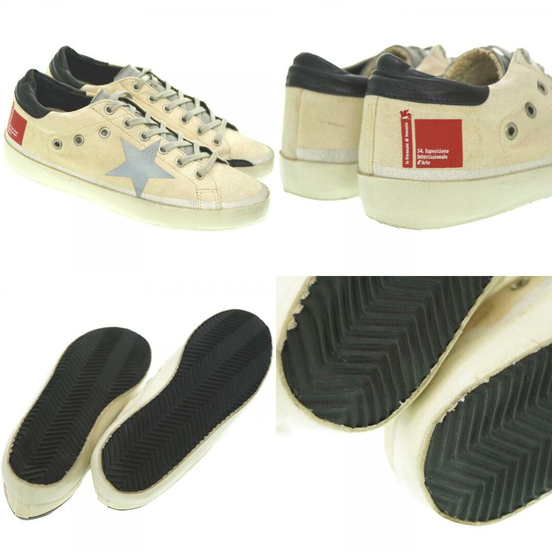 GOLDEN GOOSE(ゴールデングース)のゴールデングース スーパースター スニーカー キャンバス/レザー サイズ38 ベージュ 0133【中古】GOLDEN GOOSE レディース レディースの靴/シューズ(スニーカー)の商品写真