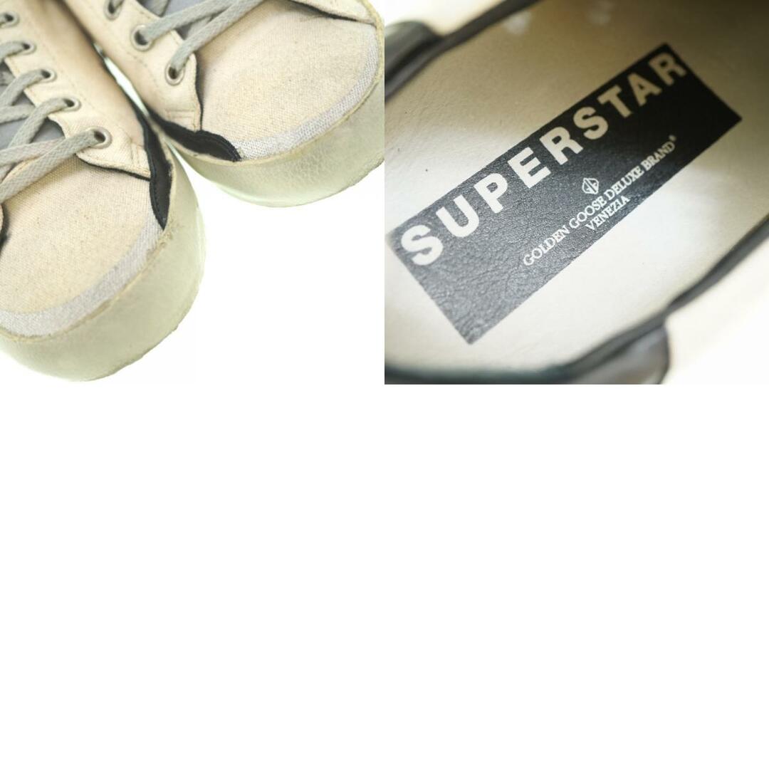 GOLDEN GOOSE(ゴールデングース)のゴールデングース スーパースター スニーカー キャンバス/レザー サイズ38 ベージュ 0133【中古】GOLDEN GOOSE レディース レディースの靴/シューズ(スニーカー)の商品写真