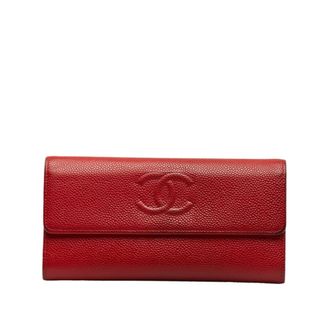 シャネル(CHANEL)のシャネル ココマーク 長財布 キャビアスキン レディース CHANEL 【1-0131554】(財布)