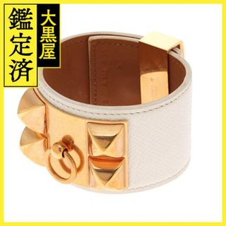 エルメス(Hermes)のエルメス　コリエドシアン　ブレスレット　ホワイト/PGGP　T2　【471】N(ブレスレット/バングル)