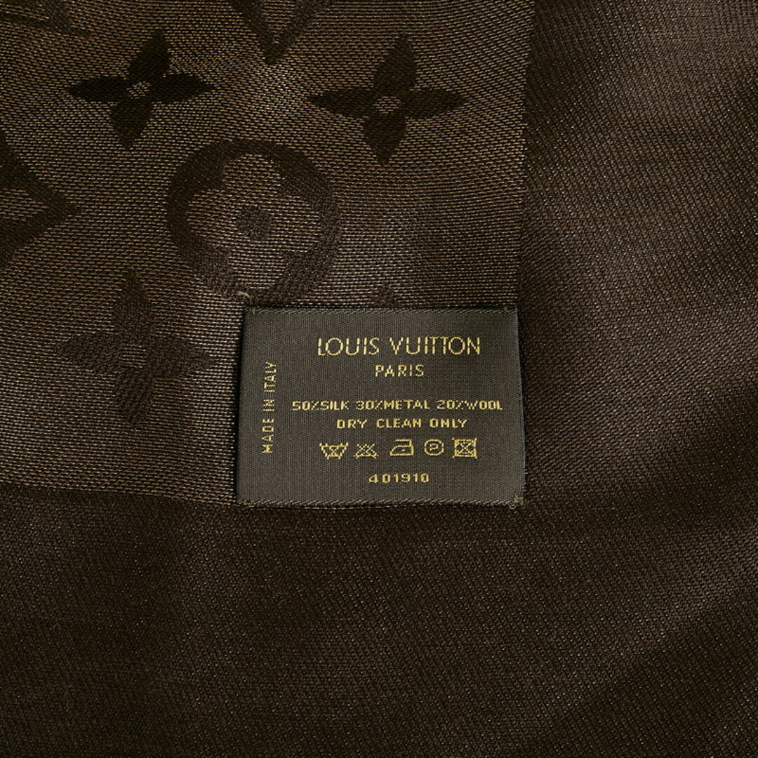 LOUIS VUITTON(ルイヴィトン)のルイ ヴィトン モノグラム シャイン スカーフ 大判スカーフ 401910 シルク レディース LOUIS VUITTON 【228-31971】 レディースのファッション小物(バンダナ/スカーフ)の商品写真