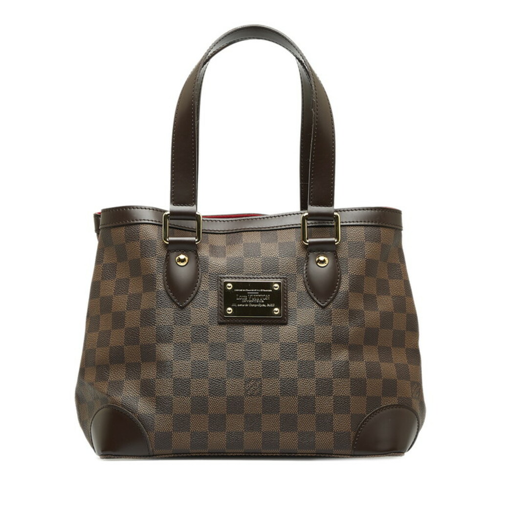 美品 ルイ ヴィトン ダミエ ハムステッド PM トートバッグ N51205 PVC レディース LOUIS VUITTON 【228-32005】フック金具内側