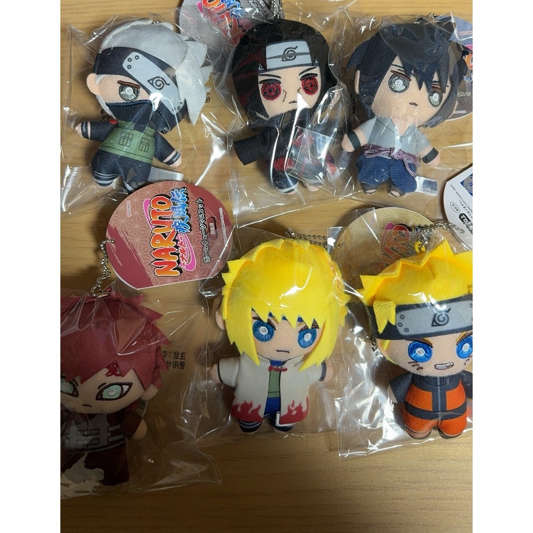 NARUTO-ナルト-疾風伝 ボールチェーンマスコット 6個セット エンタメ/ホビーのおもちゃ/ぬいぐるみ(ぬいぐるみ)の商品写真