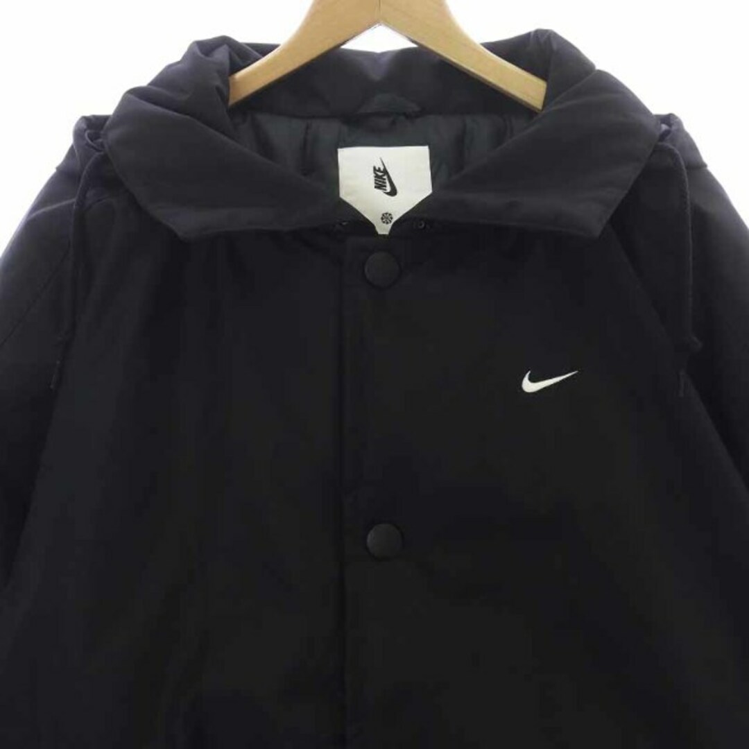 NIKE(ナイキ)のナイキ ソロ スウッシュ パファー ジャケット ジャンパー 中綿 S 黒 メンズのジャケット/アウター(ブルゾン)の商品写真