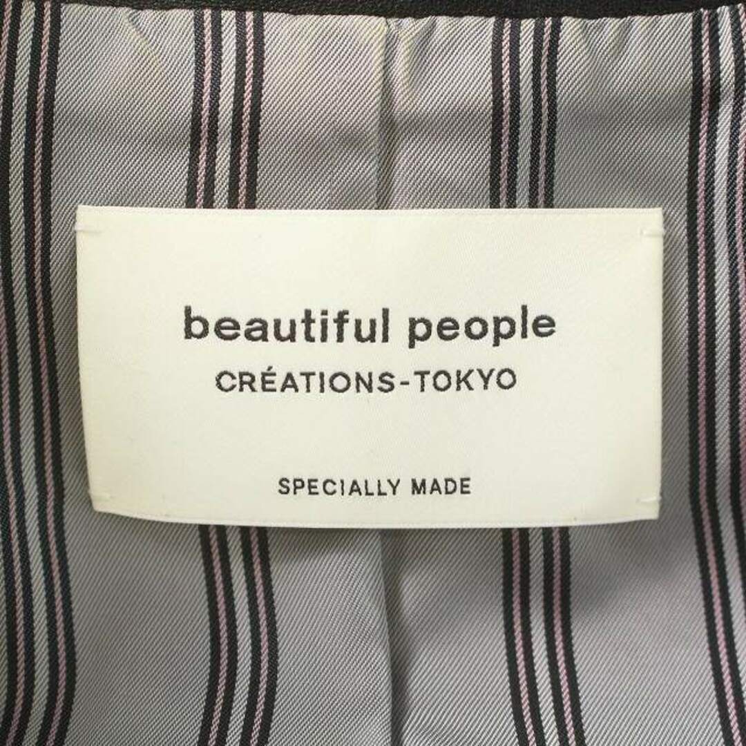 beautiful people(ビューティフルピープル)のビューティフルピープル PARIGOT ライダースジャケット ダブル 140 レディースのジャケット/アウター(ライダースジャケット)の商品写真