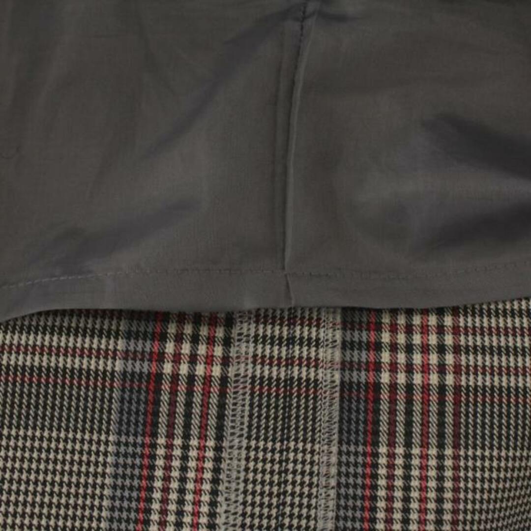 セルフォード マーメイドスカート フレア チェック柄 36 黒 赤 タグ付き レディースのスカート(ロングスカート)の商品写真