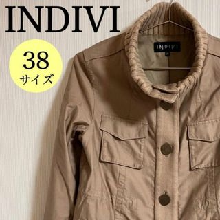 INDIVI インディヴィ ミリタリー ジャケット アウター  【k179】(テーラードジャケット)