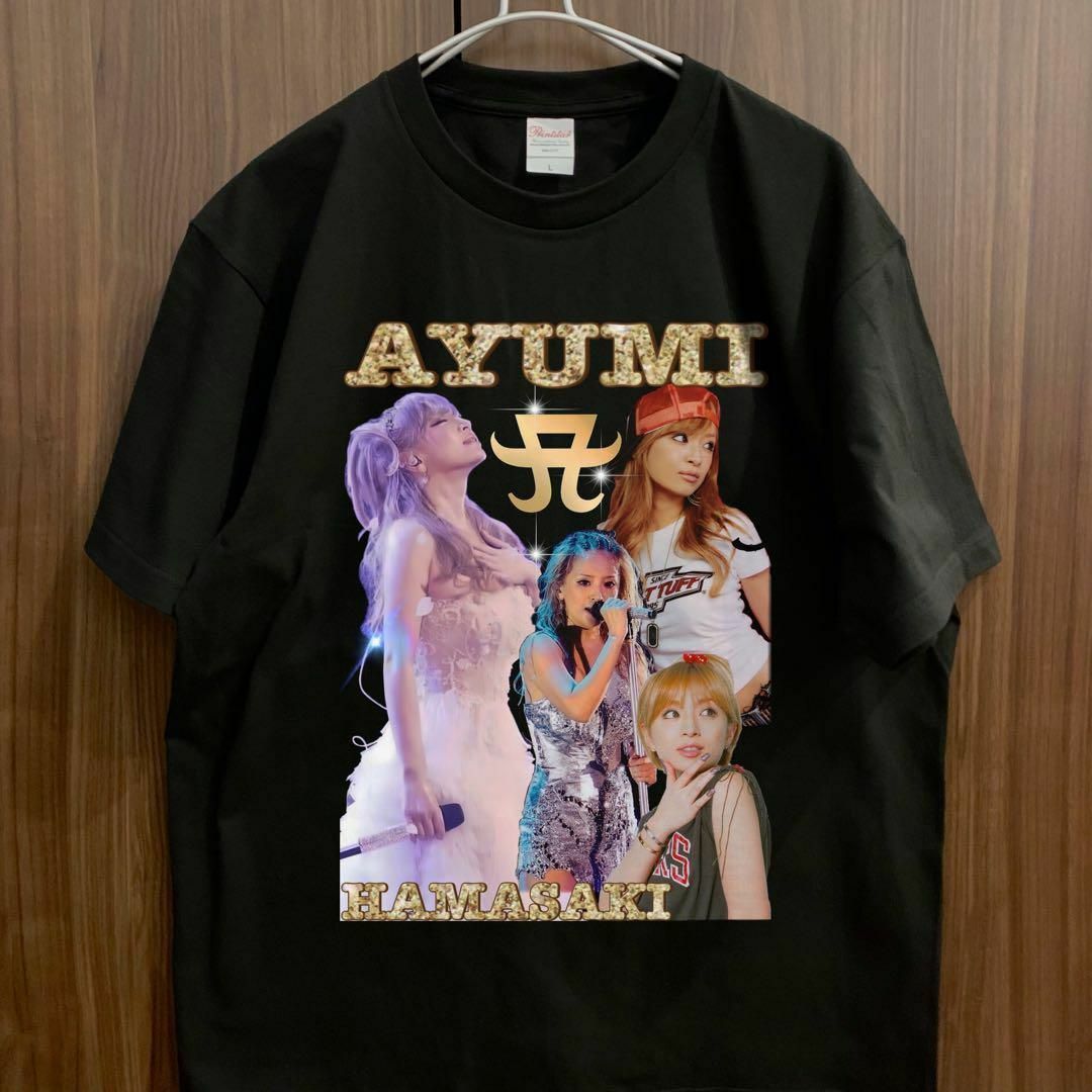 浜崎あゆみ Tシャツ ブラック vintage 90sの通販 by yutete |ラクマ 浜崎あゆみ Tシャツ ブラック vintage 90sの通販 by yutete |ラクマ