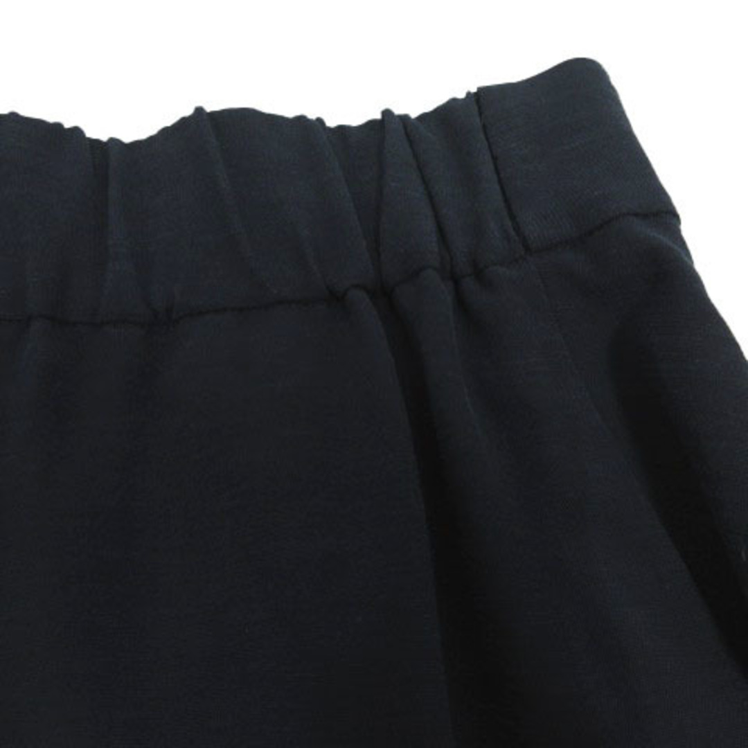 SHIPS(シップス)のシップス SHIPS スカート フレア ミモレ丈 ウエストゴム 日本製 紺 36 レディースのスカート(ロングスカート)の商品写真