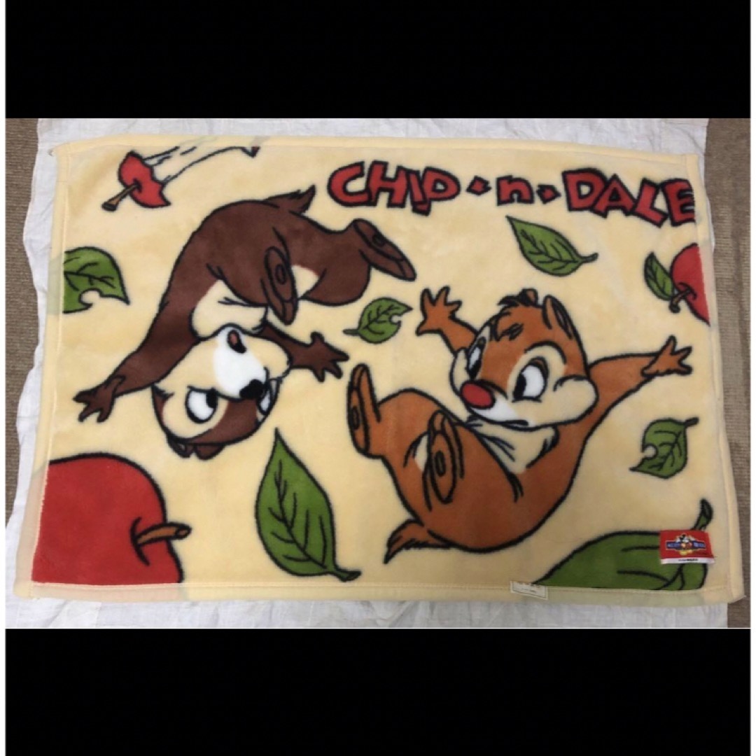 チップ&デール(チップアンドデール)のchip'n dale  アクリル毛布　膝掛け エンタメ/ホビーのおもちゃ/ぬいぐるみ(キャラクターグッズ)の商品写真