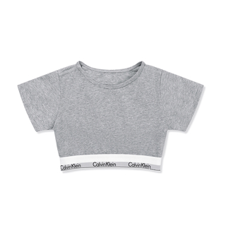 シーケーカルバンクライン(ck Calvin Klein)のMODERN COTTON LINE EXT 半袖Tシャツブラレット　グレー　L(Tシャツ/カットソー(半袖/袖なし))