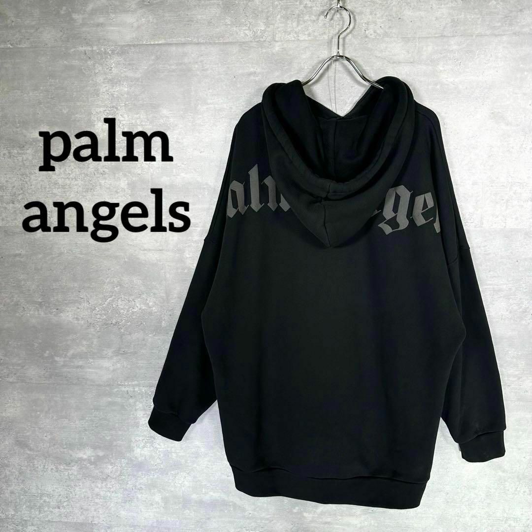 PALM ANGELS(パームエンジェルス)の『palm angels』 パームエンジェルス (L) ロゴプリントパーカー メンズのトップス(パーカー)の商品写真