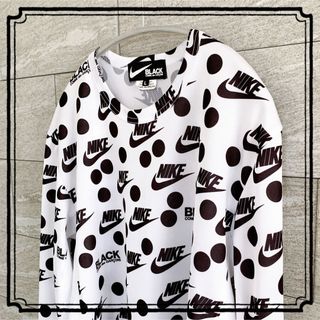 ブラックコムデギャルソン(BLACK COMME des GARCONS)の最終値下げ【未使用】ブラック コムデギャルソン × ナイキ ロンT メンズ L(Tシャツ/カットソー(七分/長袖))