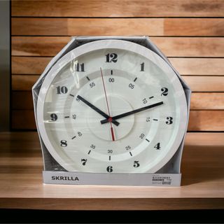 イケア(IKEA)の【未使用品】IKEA 掛け時計 SKRILLA ウォールクロック イケア(掛時計/柱時計)
