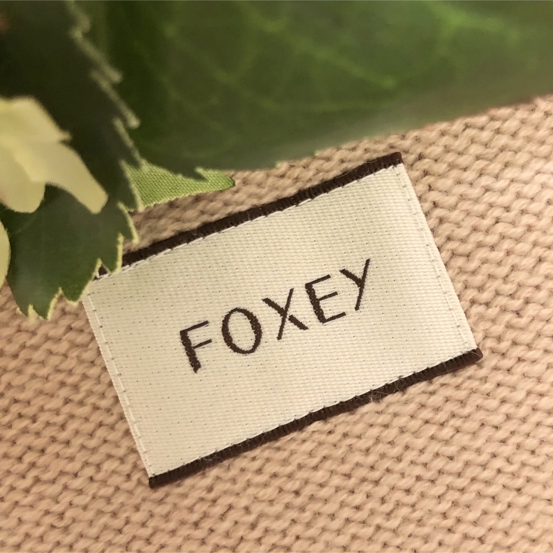 FOXEY(フォクシー)の美品▫️FOXEY F༚˚✧ピンクべ系⁎⁺˳カシミヤ✧フ－ディカ－ディ レディースのトップス(パーカー)の商品写真