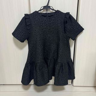 ザラ(ZARA)のfitmore美品フリルトップス最終値下げ(シャツ/ブラウス(半袖/袖なし))