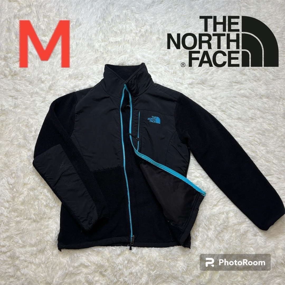 THE NORTH FACE(ザノースフェイス)のザ・ノースフェイス　デナリフリースジャケット　刺繍ロゴ　レディースMサイズ レディースのジャケット/アウター(ブルゾン)の商品写真