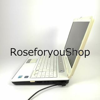 Roseforyou【美品】 ホワイト♪ windows11 オフィス ノートパソコン O11164