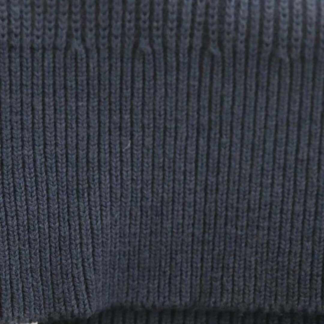 UNTITLED(アンタイトル)のアンタイトル  コットンシルクニット セーター 長袖 シルク混 2 M 紺  レディースのトップス(ニット/セーター)の商品写真
