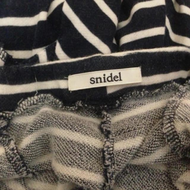 SNIDEL(スナイデル)のsnidel ボーダーショーパン レディースのパンツ(ショートパンツ)の商品写真