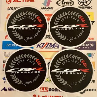 ホンダ(ホンダ)のHRC 40YEARS ホンダ ステッカー CBR30th ラバーコースター(その他)