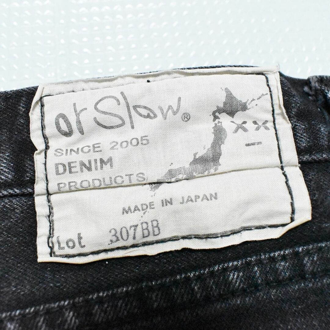 orSlow(オアスロウ)のorSlow オアスロウ ビームスボーイ 別注 スキニー ブラックデニム M レディースのパンツ(デニム/ジーンズ)の商品写真