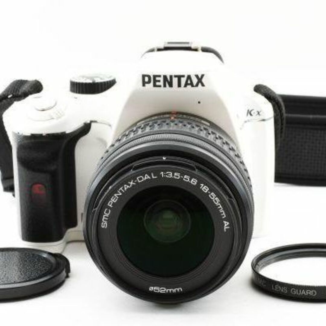 【大人気カラー】 PENTAX  K-X レンズキット デジタル一眼カメラ スマホ/家電/カメラのカメラ(デジタル一眼)の商品写真