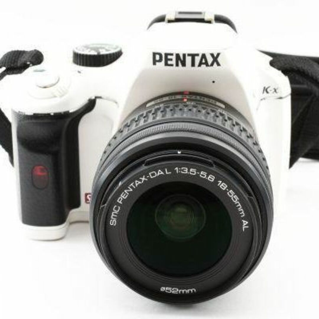 【大人気カラー】 PENTAX  K-X レンズキット デジタル一眼カメラ スマホ/家電/カメラのカメラ(デジタル一眼)の商品写真