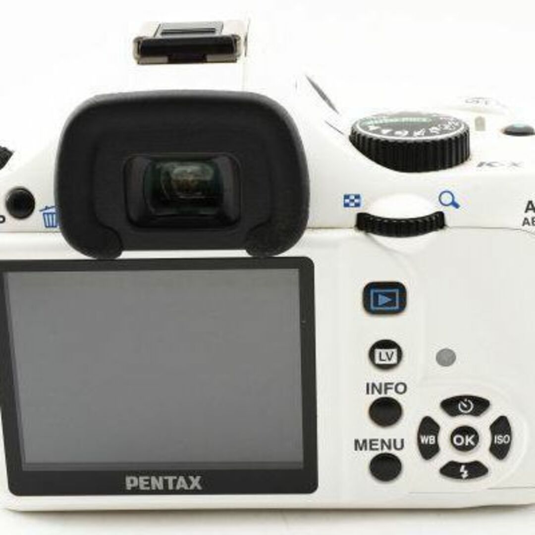 【大人気カラー】 PENTAX  K-X レンズキット デジタル一眼カメラ スマホ/家電/カメラのカメラ(デジタル一眼)の商品写真