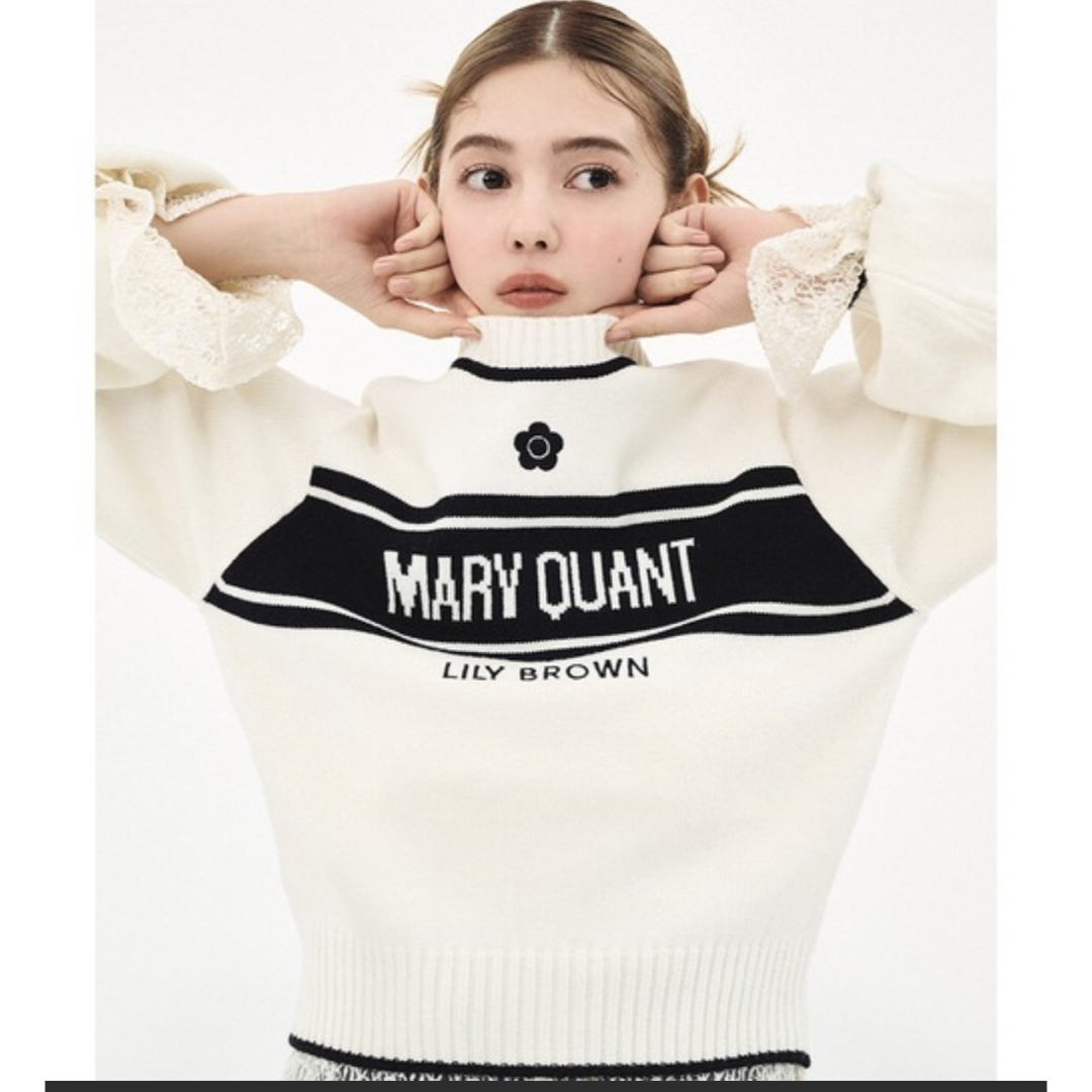 レディース【LILY BROWN×MARY QUANT】ジャガードニット