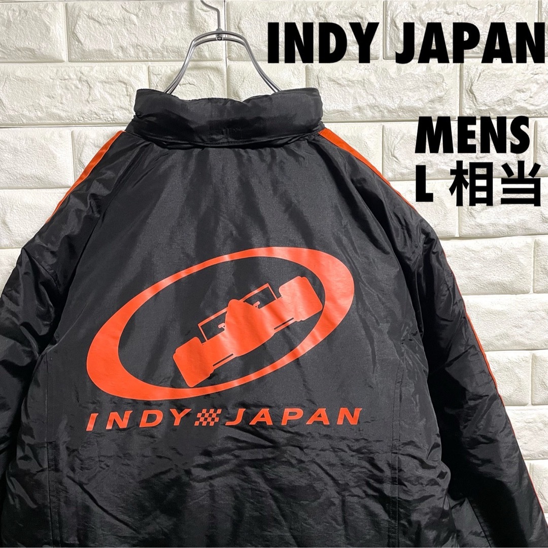 JAPANINDY JAPAN 中綿ナイロンジャケット　デカロゴ　メンズLサイズ相当