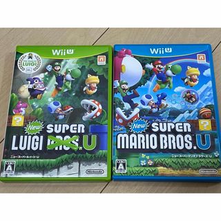 ウィーユー(Wii U)のお値下げ WIiU スーパーマリオブラザーズ 、ルイージソフト2個セット(家庭用ゲームソフト)