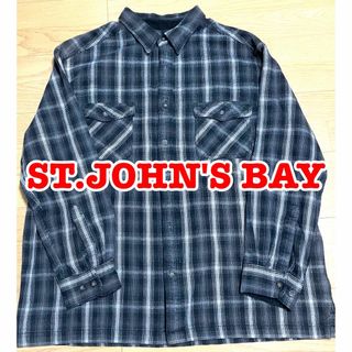 ジェーシーペニー(J.C.PENNEY)の90's〜00's ST.JOHN'S BAY ヘビーネルシャツ オンブレ(シャツ)