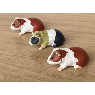 【新品】レトロ!モルモットの置物(3つ)(置物)