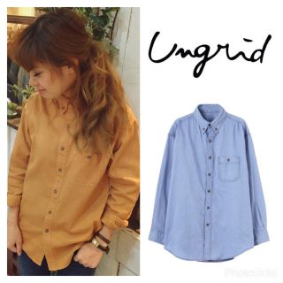 アングリッド(Ungrid)の(新品)Ungrid コードボタンダウンSH アングリッド(シャツ/ブラウス(長袖/七分))