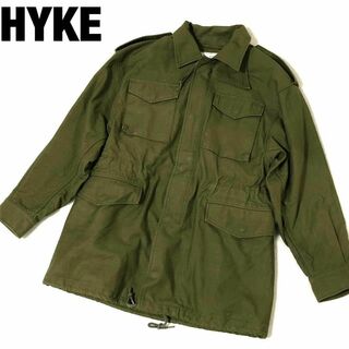 HYKE - ハイク　ミリタリージャケット　カーキ　S　M-51