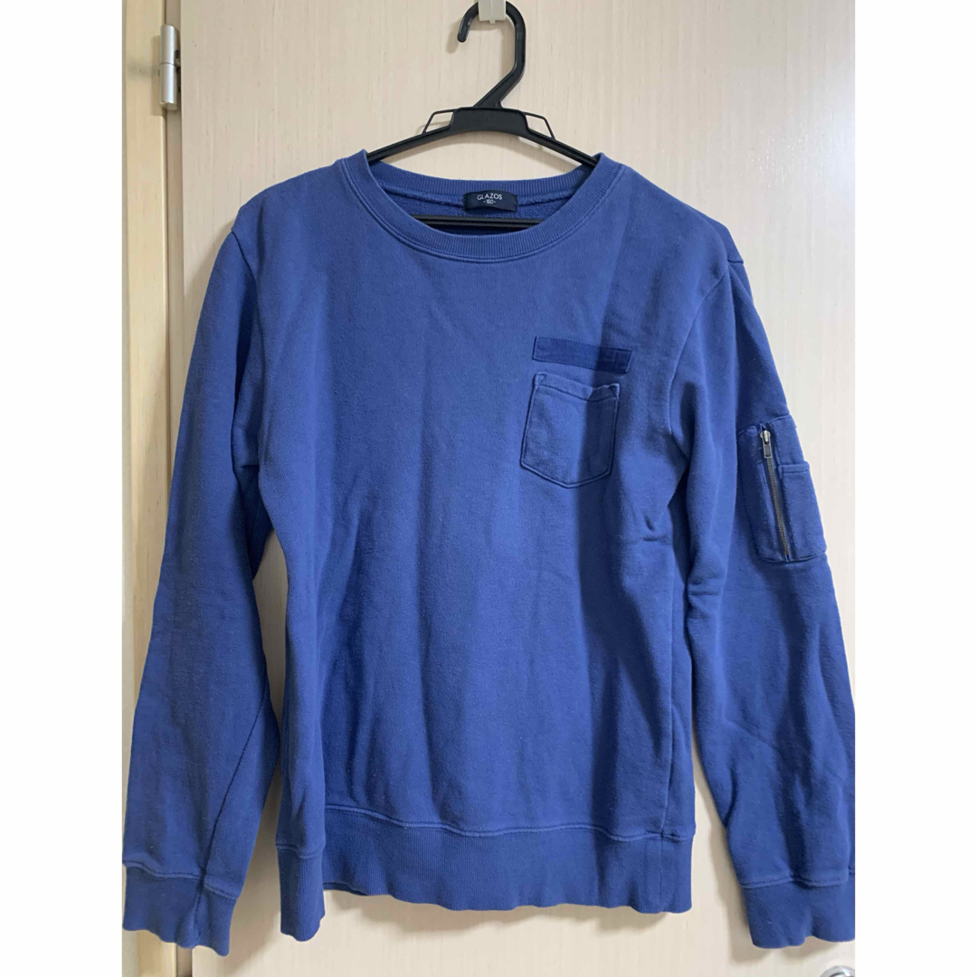 GLAZOS(グラソス)のGLAZOS 裏ミリタリーポケットトレーナー キッズ/ベビー/マタニティのキッズ服男の子用(90cm~)(Tシャツ/カットソー)の商品写真