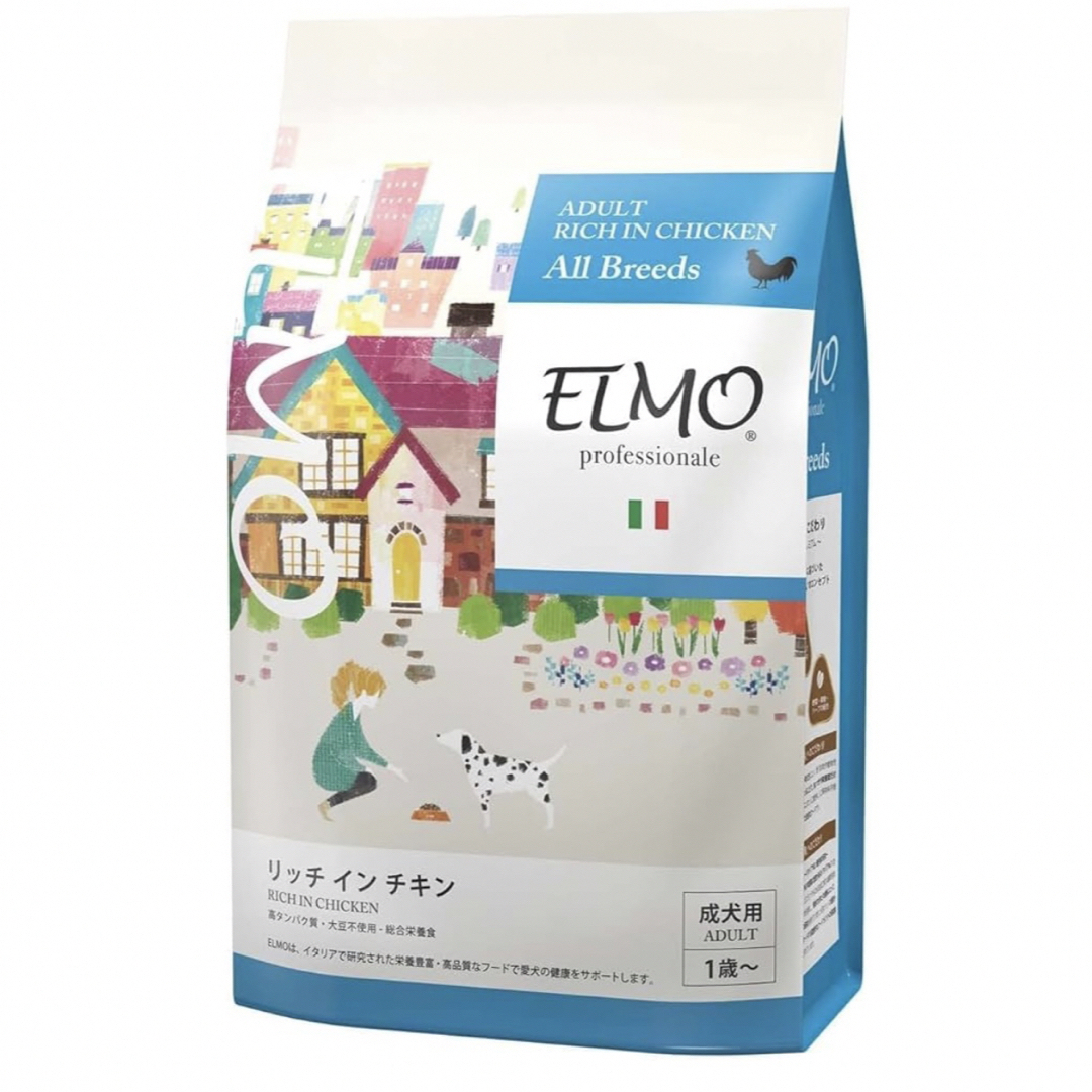 MELMO(メルモ)のELMO プロフェッショナーレ ドッグフード アダルト リッチイン チキン その他のペット用品(犬)の商品写真