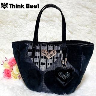 シンクビー(Think Bee!)の【極美品】シンクビー  トートバッグ ミニバッグ  グッドナイト チャームつき(トートバッグ)