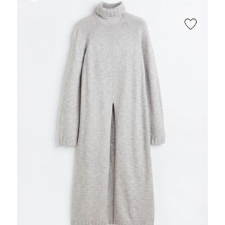 エイチアンドエム(H&M)のH＆M ロングニット　未使用　XL(ロングワンピース/マキシワンピース)