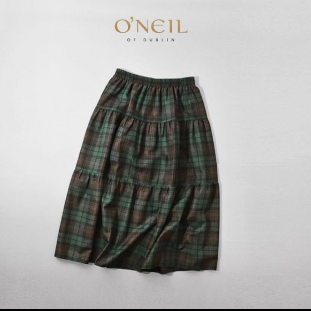 O'NEIL of DUBLIN(オニールオブダブリン)の美品★O'NEIL OF DUBLINティアード ロング スカート レディースのスカート(ロングスカート)の商品写真