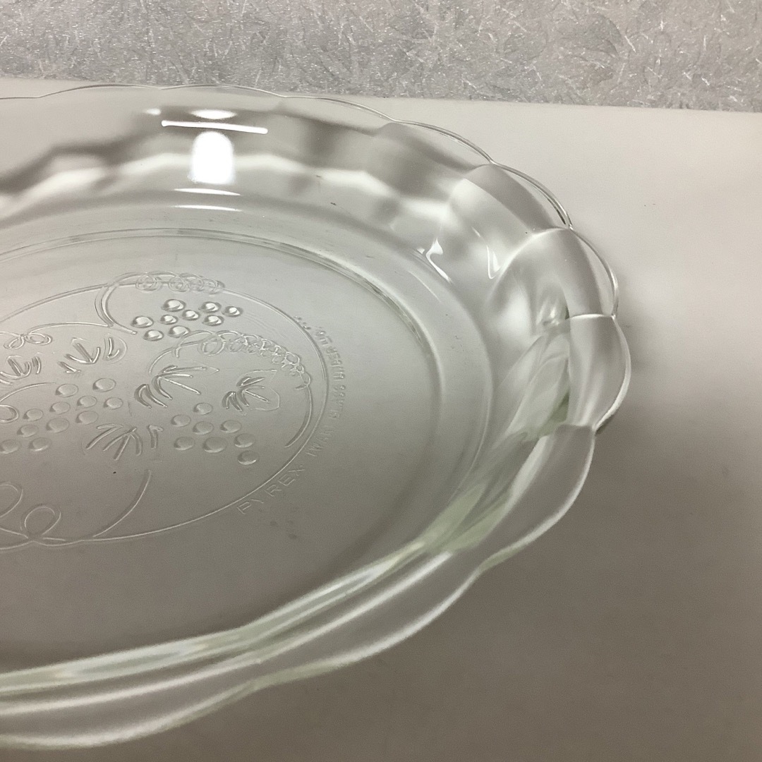 Pyrex(パイレックス)のパイレックス　Pyrex  昭和レトロ　オールドパイレックス　パイ皿 インテリア/住まい/日用品のキッチン/食器(調理道具/製菓道具)の商品写真