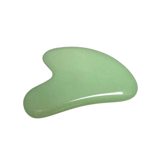  カッサプレート 天然瑠璃（るり）頭皮 美容ケアツール （Y型） (緑)(フェイスローラー/小物)