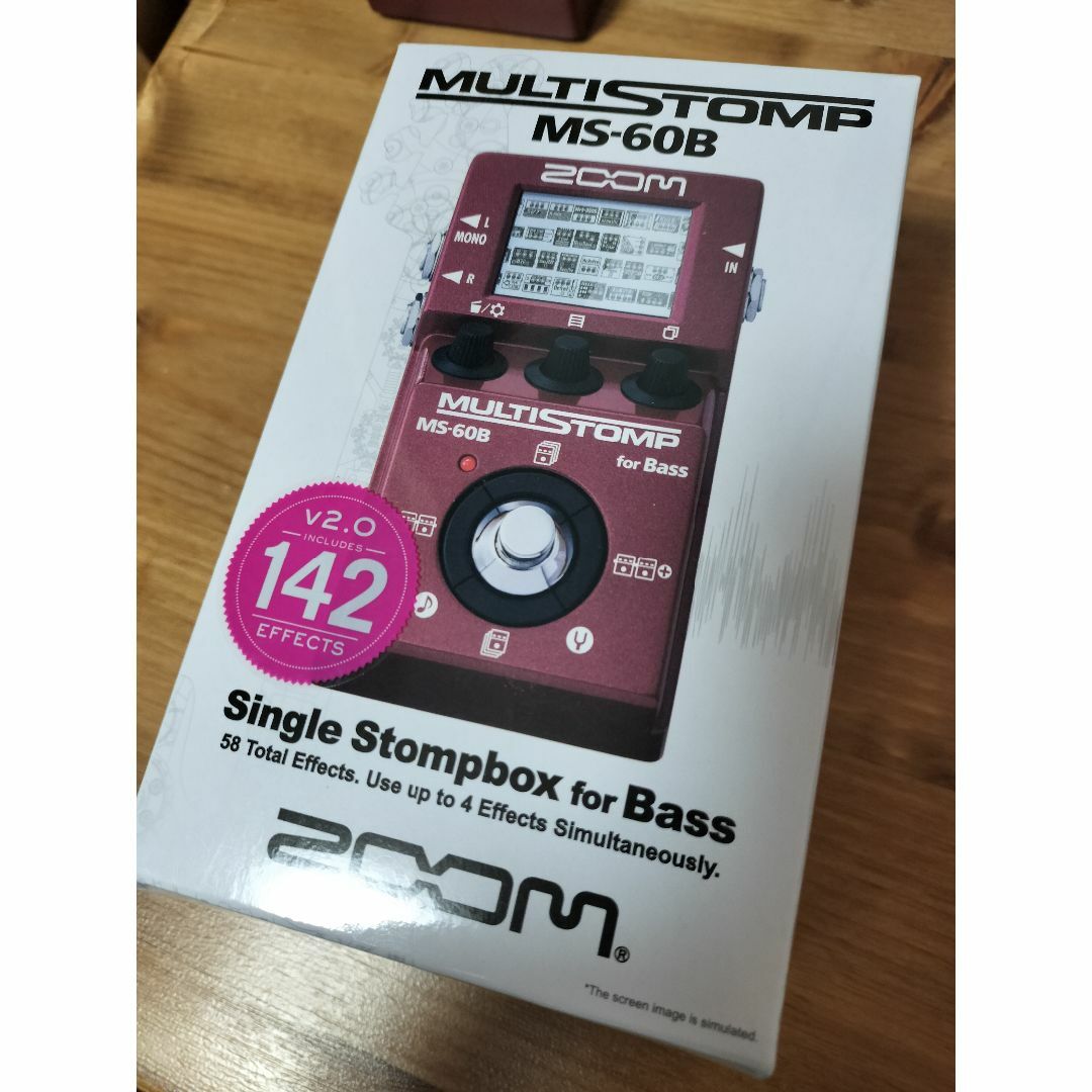 ZOOM MS-60B ベース用マルチエフェクター 楽器のベース(ベースエフェクター)の商品写真