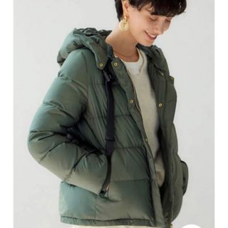 ユナイテッドアローズグリーンレーベルリラクシング(UNITED ARROWS green label relaxing)のグリーンレーベルリラクシングCFC ハッスイ フード ショート ダウンジャケット(ダウンジャケット)