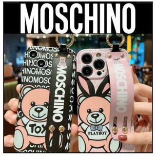 iPhoneケースMOSCHINO モスキーノ iPhone X/XS バドワイザー コラボ