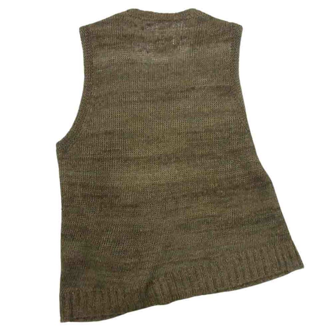 VISVIM(ヴィスヴィム)のVISVIM ビズビム 20SS 0120105012002 REGIMENT CREW KNIT VEST (L/SI) レジメント クルーネック ニット ベスト ブラウン系 1【中古】 メンズのトップス(ベスト)の商品写真