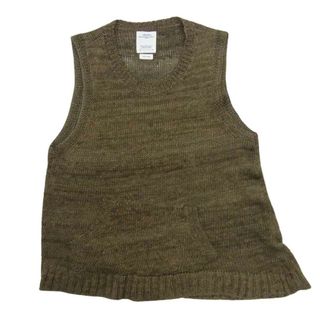 ヴィスヴィム(VISVIM)のVISVIM ビズビム 20SS 0120105012002 REGIMENT CREW KNIT VEST (L/SI) レジメント クルーネック ニット ベスト ブラウン系 1【中古】(ベスト)