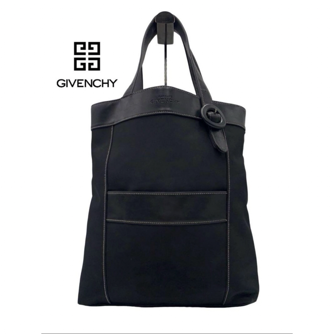 GIVENCHY(ジバンシィ)のジバンシー　ブランド　ブラック　トートバッグ　ナイロン　メンズ　レディース メンズのバッグ(トートバッグ)の商品写真