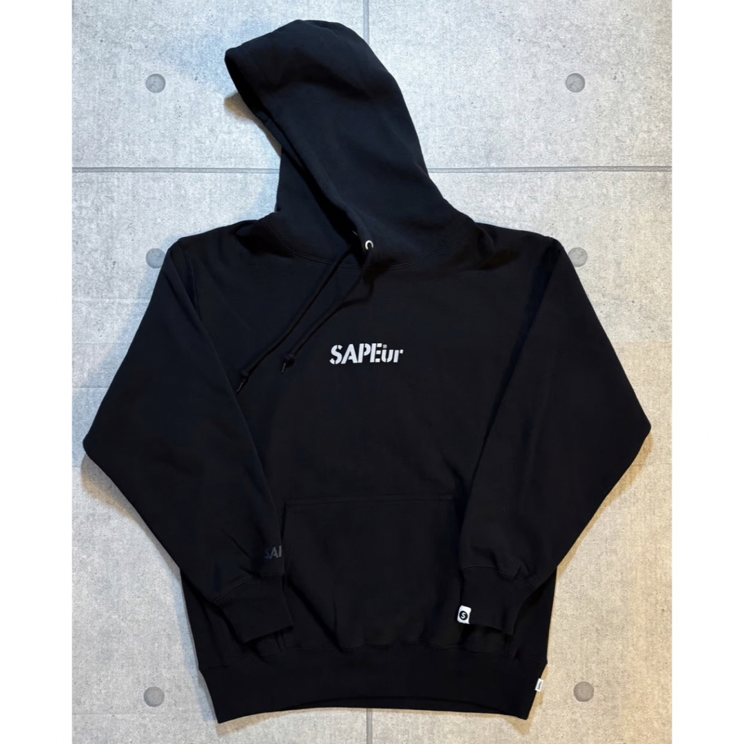 XLサイズ GEORGETOWN HEAD HOODIE SAPEur ブラックの通販 by